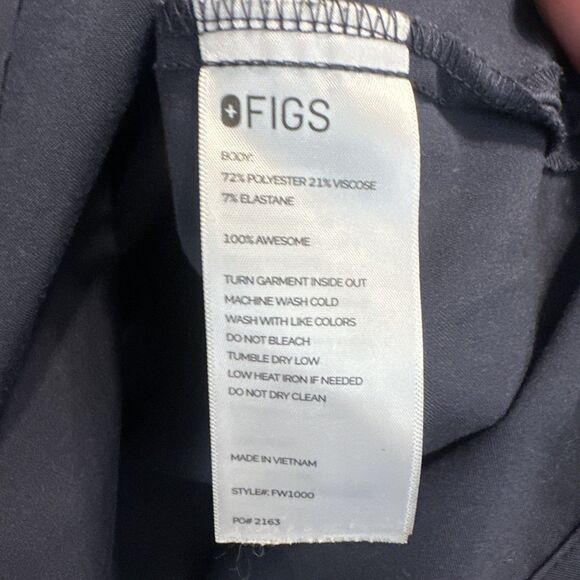 Figs Scrub Set Zamora Jogger Womens XXS Petite Catarina Top Navy Blue Nursing - Picture 6 of 9